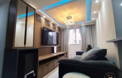 Apartamento mobiliado–02 dormitórios–itaquera– frente ao colégio santa virgínia