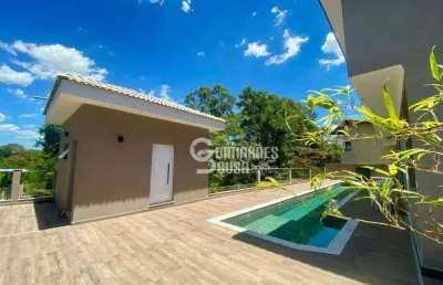 Casa de alto padrão à venda no condomínio marambaia, vinhedo/sp - 4 suítes, piscina e vista deslumbrante