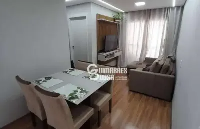 Apartamento com 2 dormitórios à venda, 47 m² por r$ 370.000,00 - ponte de são joão - jundiaí/sp