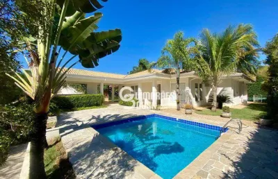 Oportunidade única no condomínio marambaia – casa térrea com 3 quartos (1 suite)piscina e espaço gourmet em vinhedo/sp