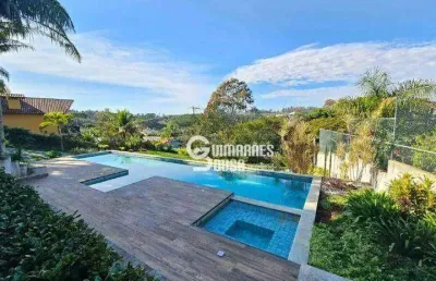 Casa com estilo rústico-moderno e vista privilegiada à venda no condomínio marambaia  vinhedo/sp 266 m² de área construída | 2 suites | vinhedo/sp