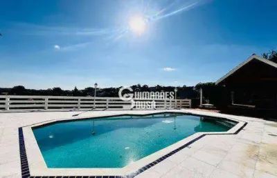 Para morar com estilo! casa com 4quartos, 2 vagas cobertas, 4 suítes,  no condomínio marambaia – vinhedo/sp
