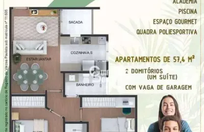 Apartamento com 2 dormitórios à venda, 57 m² por r$ 350.000,00 - jardim são paulo - várzea paulista/sp