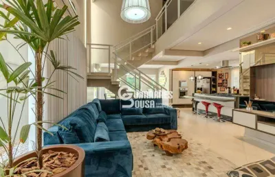 Casa com 3 suítes, piscina aquecida e cinema privativo a venda, 260 m² por r$ 1.750.000 - condomínio via castelli - louveira/sp