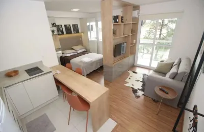 Loft mobiliado no condomínio ello - conforto e modernidade!