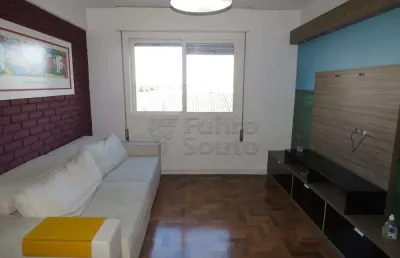 Apartamento mobiliado com 1 dormitório no edifício residencial união