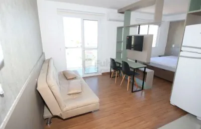 Loft mobiliado no edifício ello - conforto e sofisticação!