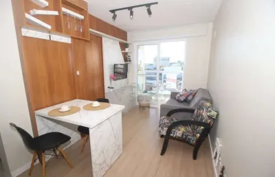 Lindo loft mobiliado para locação na xv de novembro. conforto e sofisticação em uma localização privilegiada!
