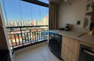 Apartamento com 1 dormitório para alugar, 26 m² por r$ 4.500,00/mês - mooca - são paulo/sp