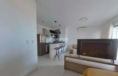 Apartamento 01 quarto todo mobiliado ed. borges landeiro diamond no setor bueno, goiânia-go