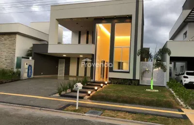 Casa condominio fechado 04 suítes plenas no jardins lisboa, goiãnia-go