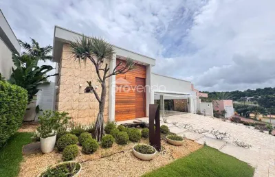 Casa 04 suítes plenas - área construída 420m² - terreno 693m² - condomínio jardins milão