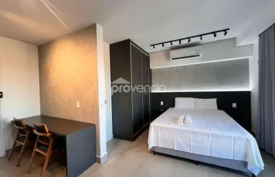 Flat mobiliado - setor oeste - condomínio id vida urbana