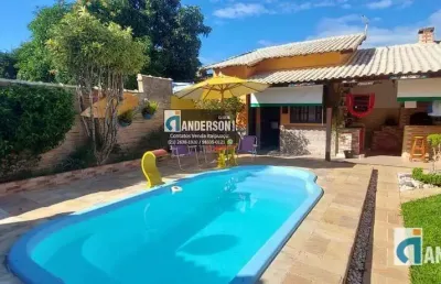 Casa  c/  3 quartos (sendo 1 suíte), com piscina . no jardim atlântico oeste (itaipuaçu) - maricá/rj