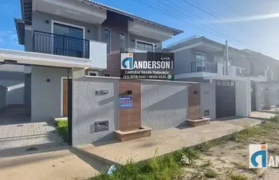 Casa com 2 dormitórios à venda, 75 m² por r$ 420.000,00 - barroco (itaipuaçu) - maricá/rj