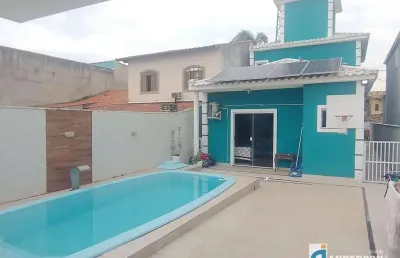 Duplex de luxo 3qtos (2 suítes) com piscina e churrasqueira no jd. atlântico  oeste prox. a  praia itaipuaçu