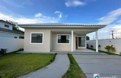 Excelente casa 3 quartos (1 suíte) com churrasqueira no jd. atlântico central