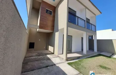 Excelente casa duplex c/ 2 quartos à venda por r$ 380.000 - jardim atlântico - maricá/rj