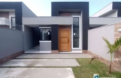 Excelente casa 3 quartos (1 suíte) estilo moderna no jd. atlântico central