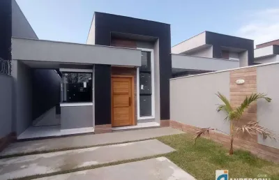 Maravilhosa casa 3 quartos (1 suíte) estilo moderna prox. a praia no jd. atlântico central