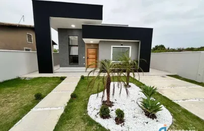 Excelente casa c/ 3 quartos à venda, 106 m² por r$ 719.000 - jardim atlântico (itaipuaçu) - maricá/rj