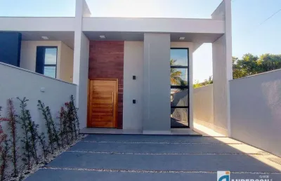 Excelente casa c /3 quartos à venda, 95 m² por r$ 615.000 - jardim atlântico central (itaipuaçu) - maricá/rj