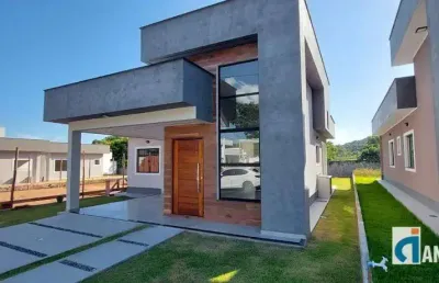 Excelente casa c/ 3 quartos à venda, 117 m² - são josé de imbassai - maricá/rj