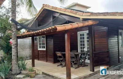Casa de madeira c/ 2 quartos à venda, 160 m² por r$ 550.000 - centro - maricá/rj