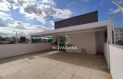 Cobertura com 3 dormitórios para alugar, 140 m² por r$ 3.398,84/mês - rio branco - belo horizonte/mg