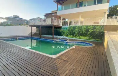 Casa com 4 dormitórios para alugar, 451 m² por r$ 13.150,00/mês - joá - lagoa santa/mg