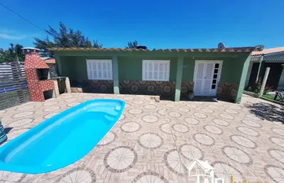 Excelente residência com anexo e piscina - apta ao financiamento bancário - na costa do sol em cidreira/rs
