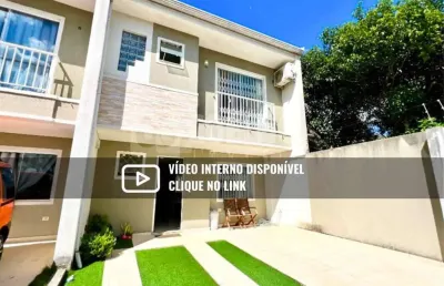Sobrado 112 m² semimobiliado à venda condomínio river town residence uberaba - curitiba