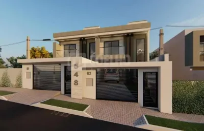 Sobrado à venda em são josé dos pinhais, aristocrata, com 3 quartos, 214m²