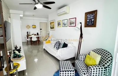 Locação - mobiliado lindo 2 quartos (1 suíte) 86m | essence condominium - barra da tijuca | r$ 4.000,00