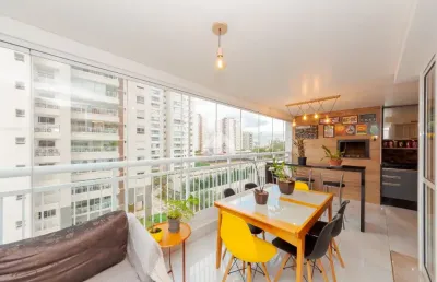 Apê pronto à venda com 4 quartos 3 suítes ensolarado com sacada gourmet 2 vagas