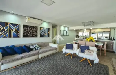 Apartamento semimobiliado com 3 suítes  sacada com churrasqueira 2 vagas  à venda