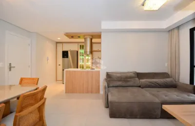 Apartamento mobiliado com 3 quartos sendo 1 suíte vista panorâmica e sacada com churrasqueira no bairro floresta