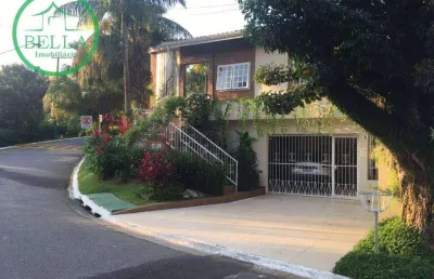Sobrado com 5 dormitórios à venda, 430 m² por r$ 3.100.000 - residencial três (alphaville) - santana de parnaíba/sp
