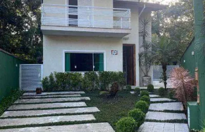 Sobrado com 3 dormitórios à venda, 290 m² por r$ 2.000.000,00 - residencial guaratuba - bertioga/sp