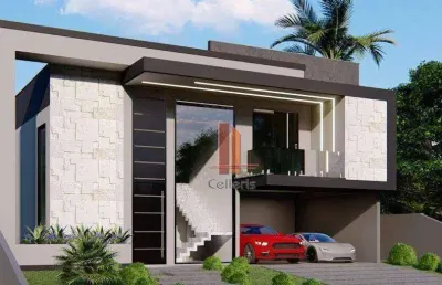 Sobrado com 4 dormitórios à venda, 252 m² por r$ 2.700.000,00 - condomínio residencial shamballa ii - atibaia/sp
