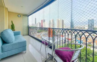 Apartamento com 4 dormitórios à venda, 195 m² por r$ 2.300.000,00 - tatuapé - são paulo/sp