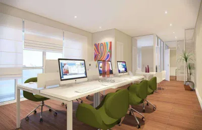 Sala à venda, 41 m² por r$ 665.000,00 - tatuapé - são paulo/sp