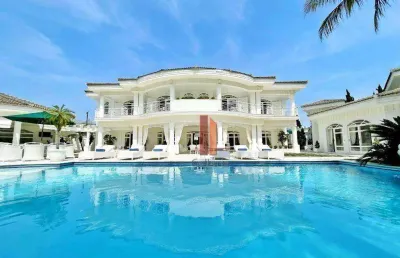 Sobrado com 6 dormitórios à venda, 1200 m² por r$ 12.000.000,00 - acapulco - guarujá/sp