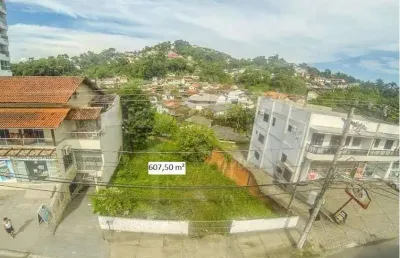 Terreno à venda na escola agrícola, blumenau , 607 m2 por r$ 850.000