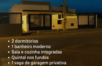 Casa com 2 quartos à venda no Loteamento Los Angeles, São José 