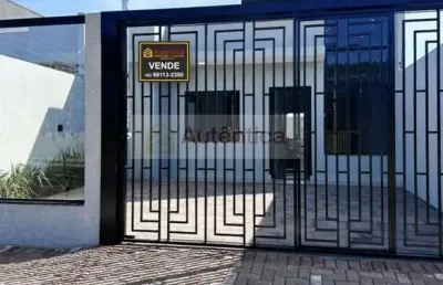 Casa para venda em cascavel, tropical 4, 3 dormitórios, 1 suíte, 2 banheiros, 2 vagas