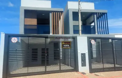 Sobrado para venda em cascavel, siena, 3 dormitórios, 1 suíte, 3 banheiros, 4 vagas