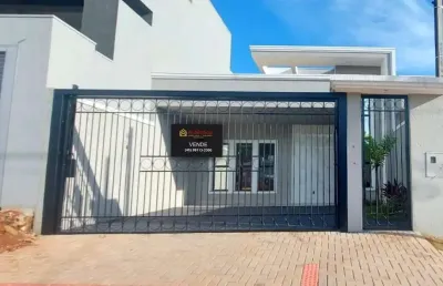 Casa para venda em cascavel, tropical 3, 3 dormitórios, 1 suíte, 2 banheiros, 2 vagas