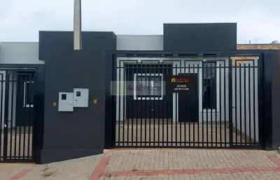 Casa para venda em cascavel, positano, 3 dormitórios, 1 banheiro, 2 vagas