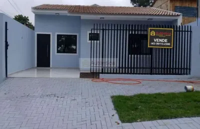 Casa para venda em cascavel, cascavel velho, 3 dormitórios, 1 banheiro, 2 vagas
